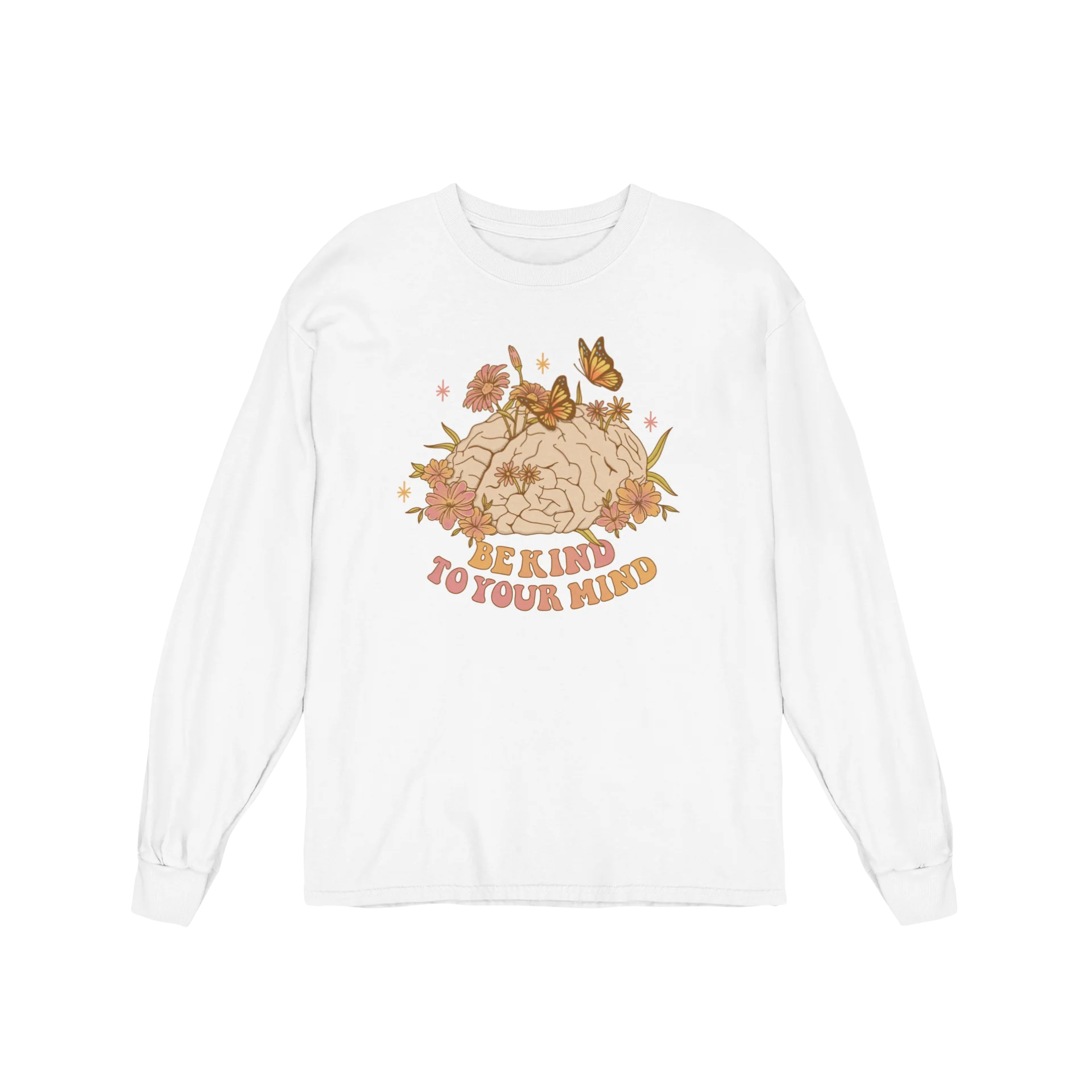 Be Kind To Your Mind - Long Sleeve Tee - Image 5