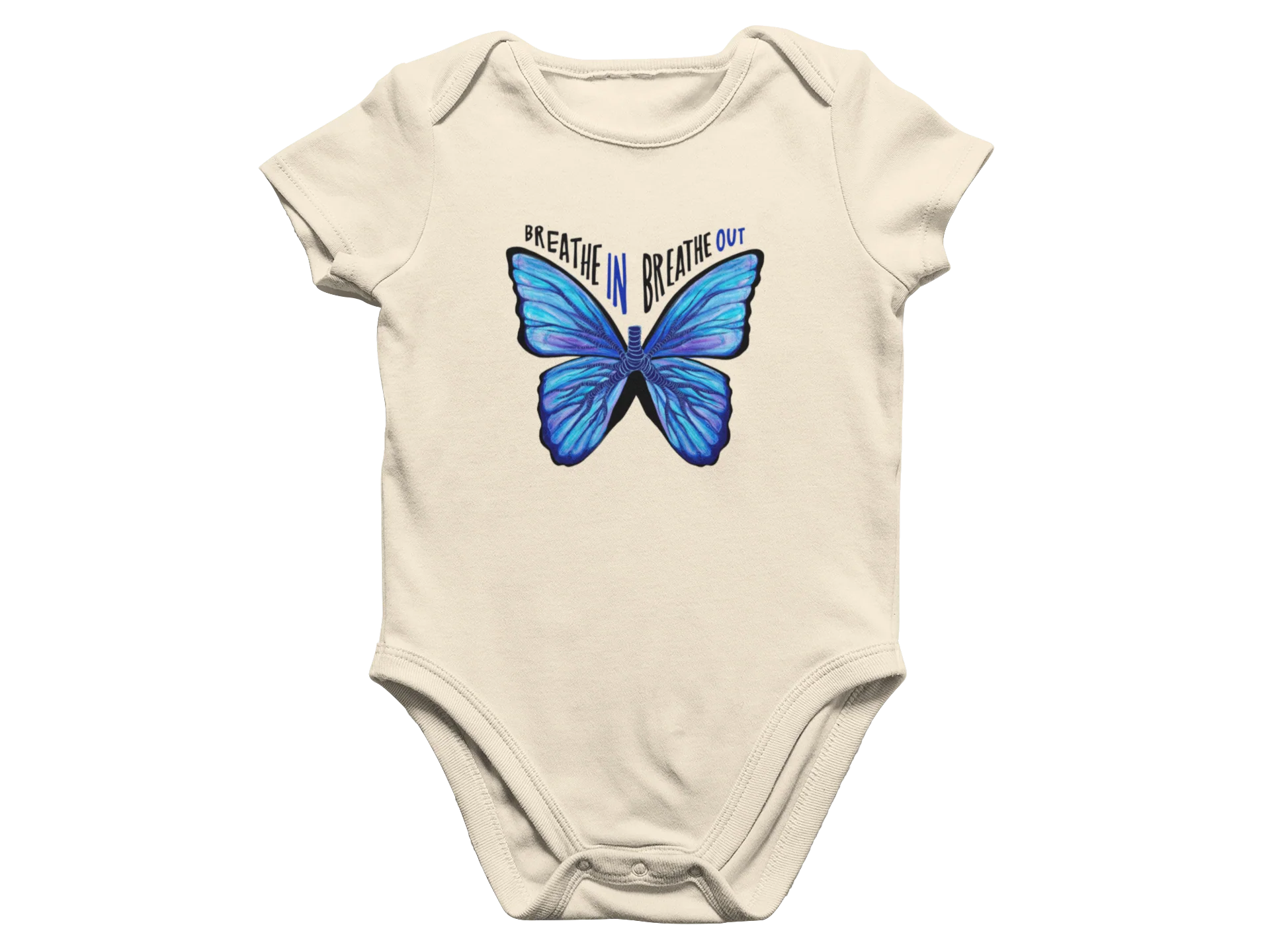 Breathe In, Breathe Out - Baby Onesie - Image 4