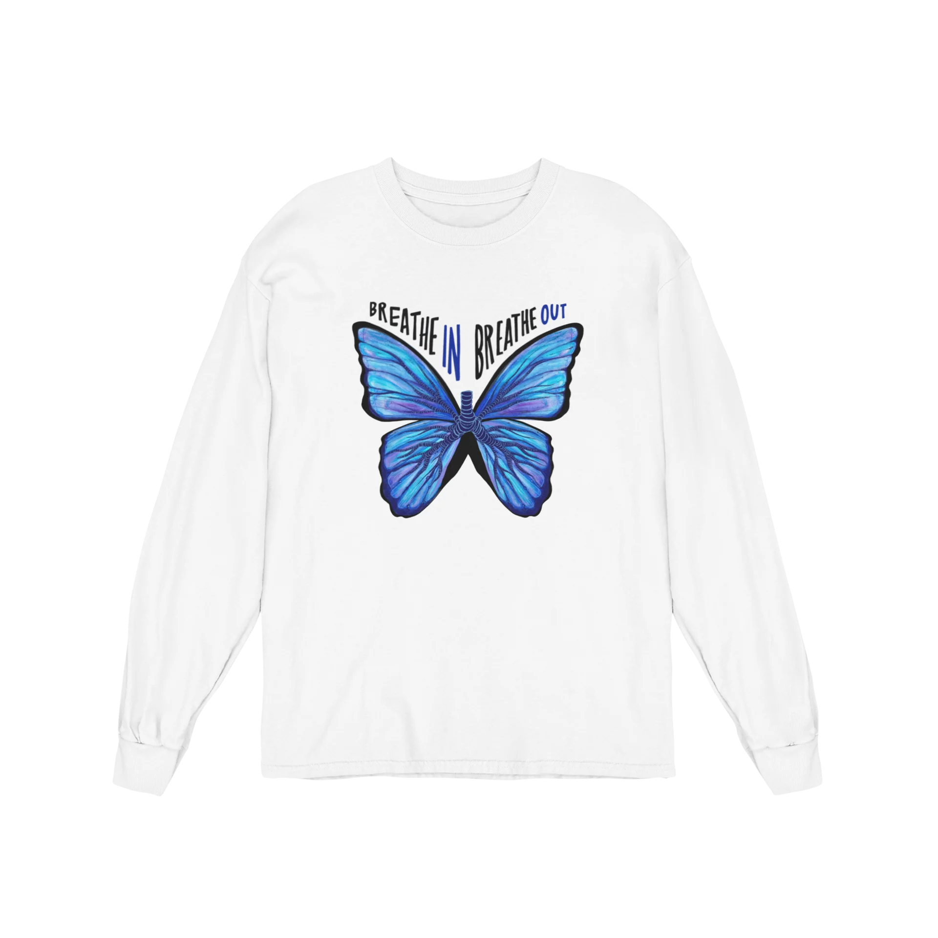 Breathe In, Breathe Out - Long Sleeve Tee - Image 4