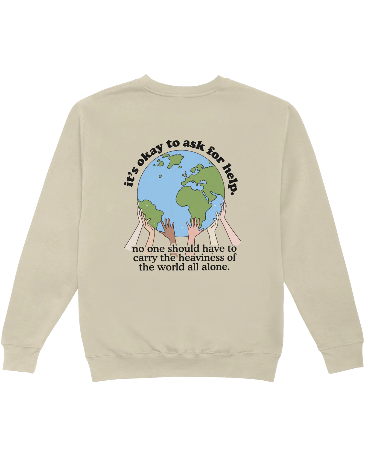 Call or Text 988; It's Okay To Ask For Help - Sweatshirt - Image 4