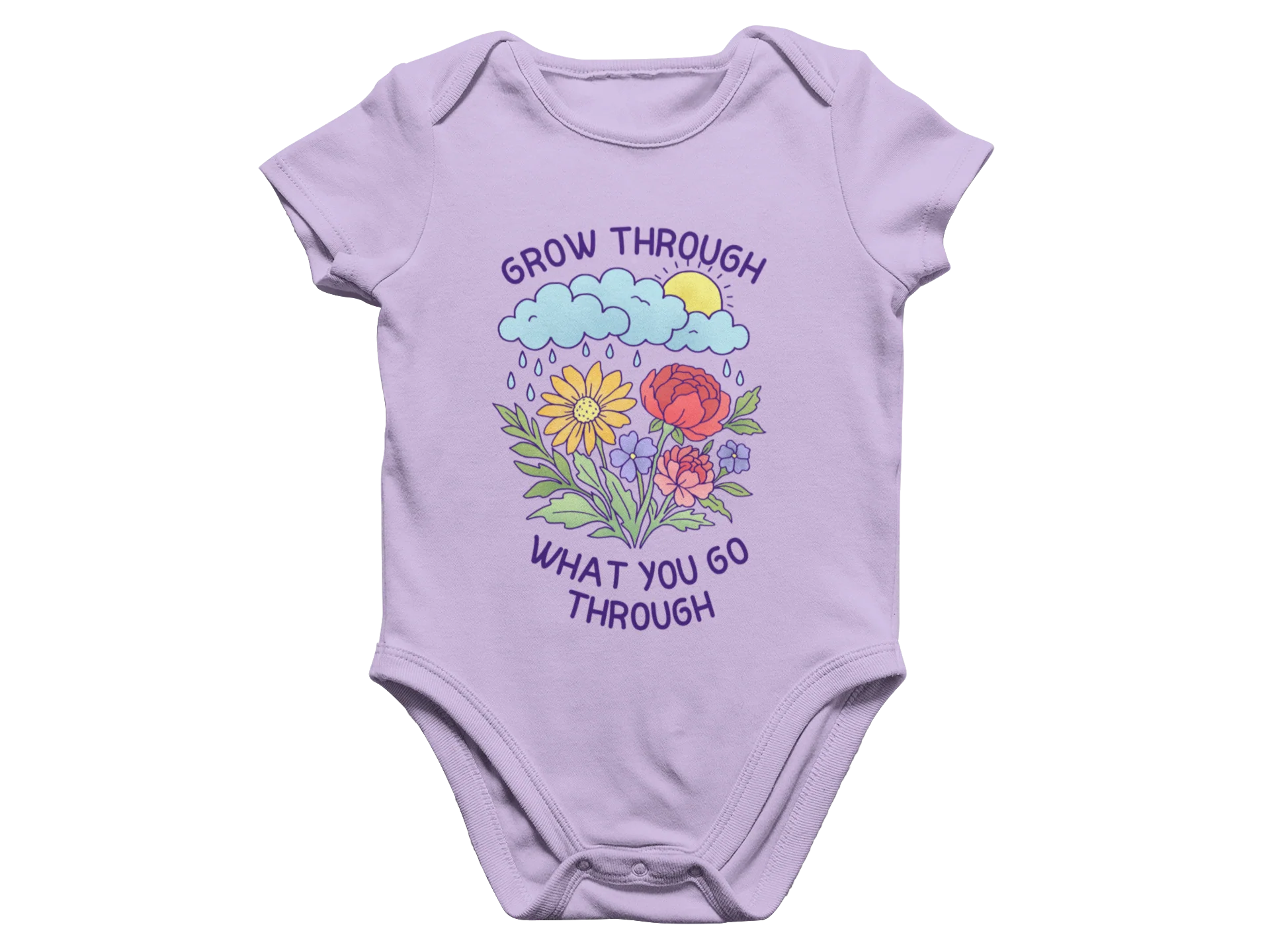 Grow Through What You Go Through - Baby Onesie - Image 5