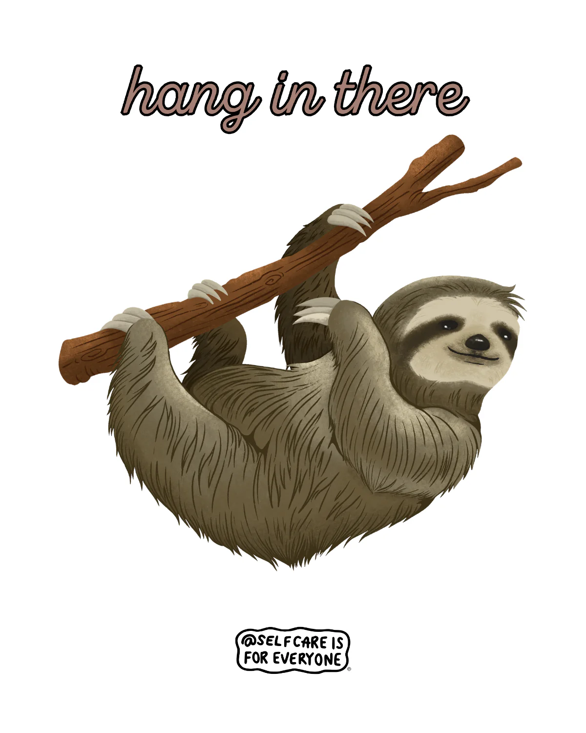 Hang In There (Sloth) - Hoodie - Image 2