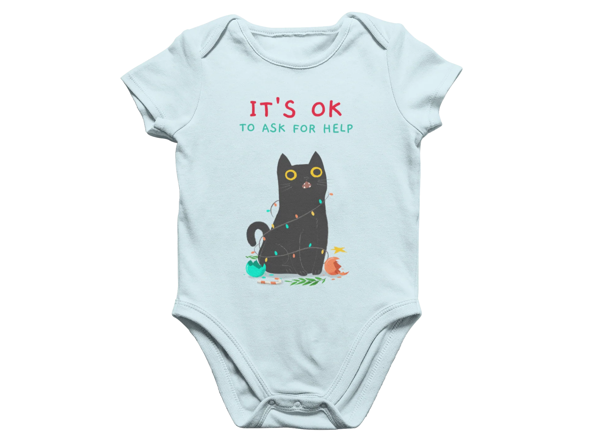 It's OK To Ask For Help - Baby Onesie - Image 5