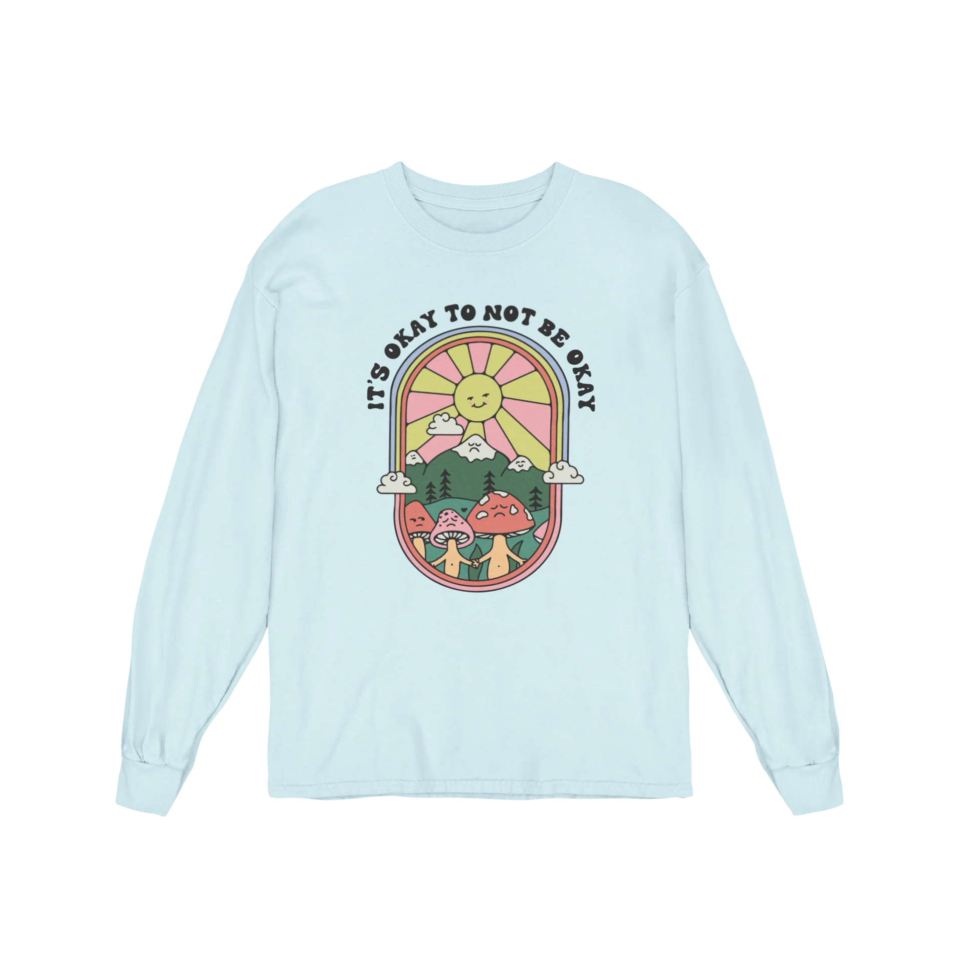 It's Okay To Not Be Okay - Long Sleeve Tee - Image 3