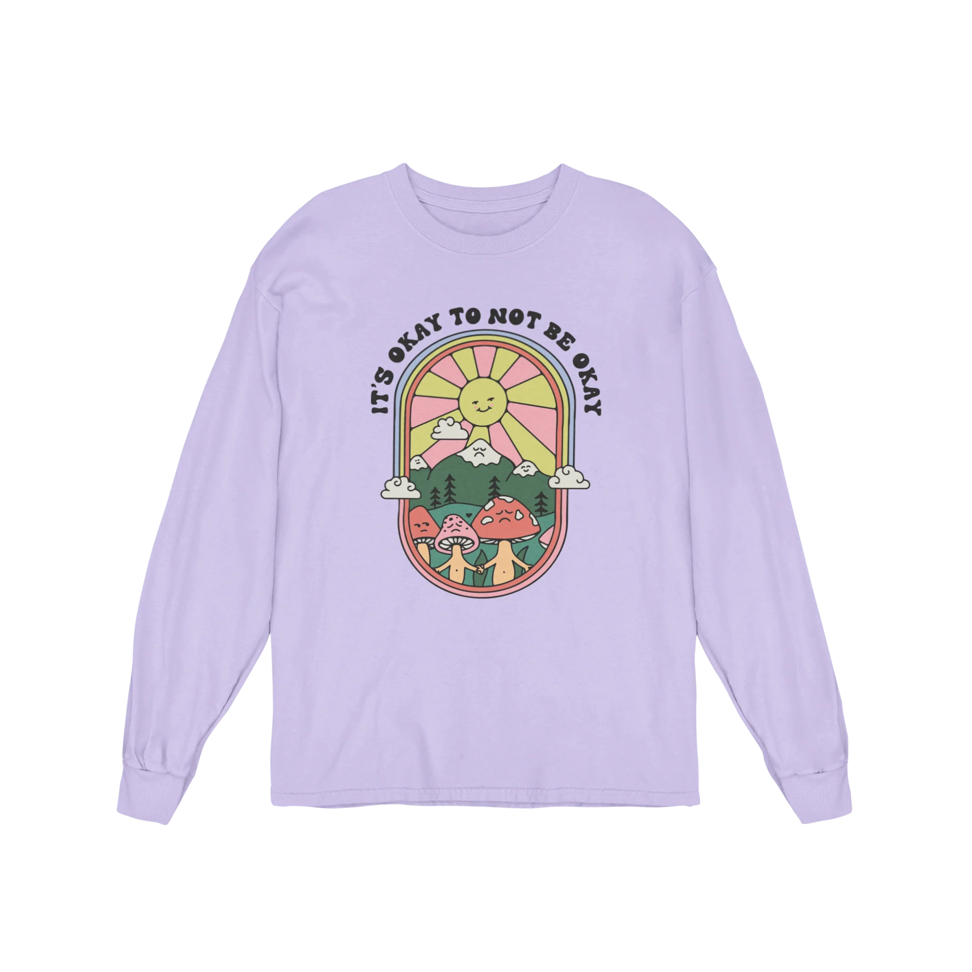It's Okay To Not Be Okay - Long Sleeve Tee - Image 5