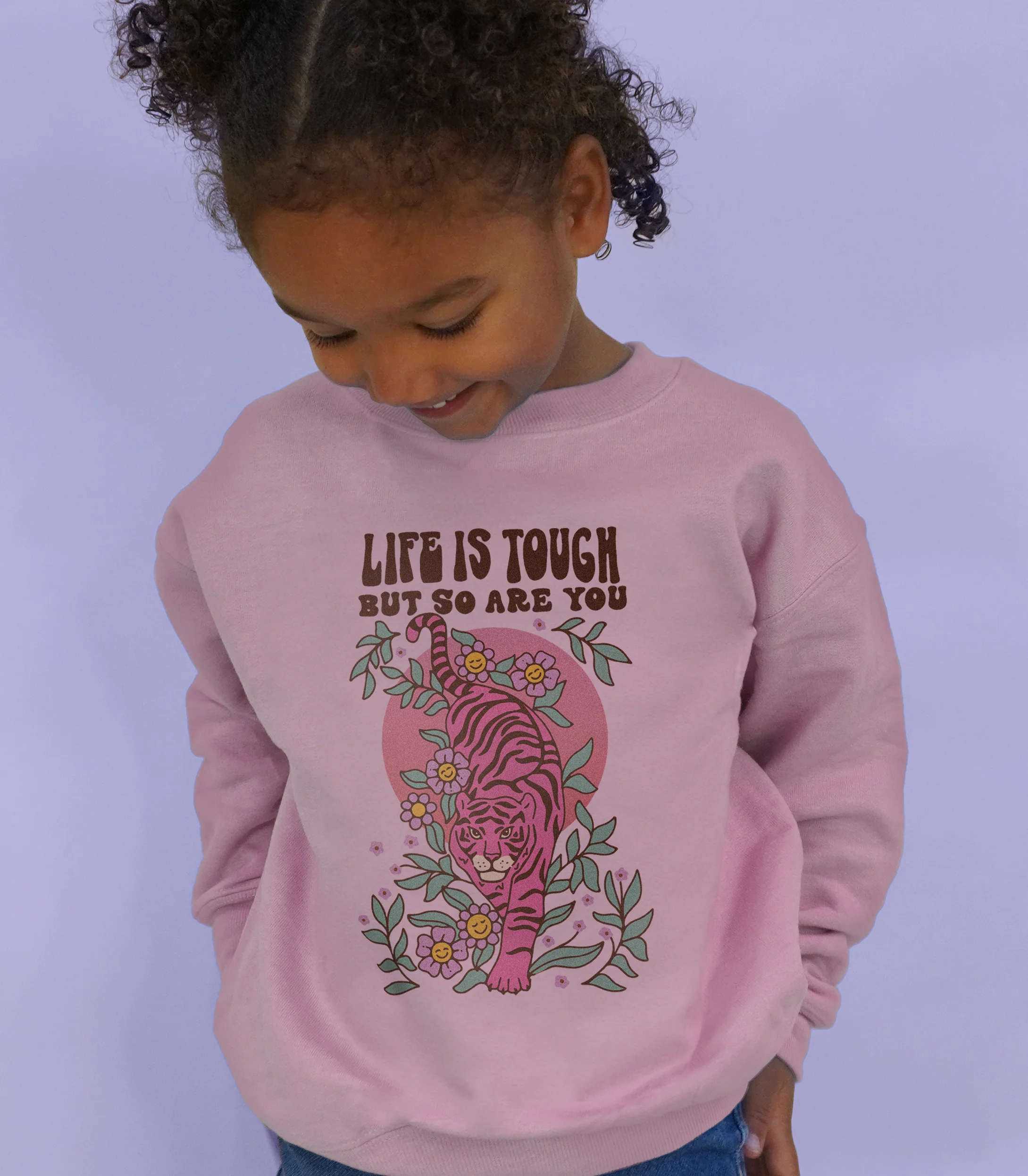 Life Is Tough But So Are You - Kids' Sweatshirt - Image 7