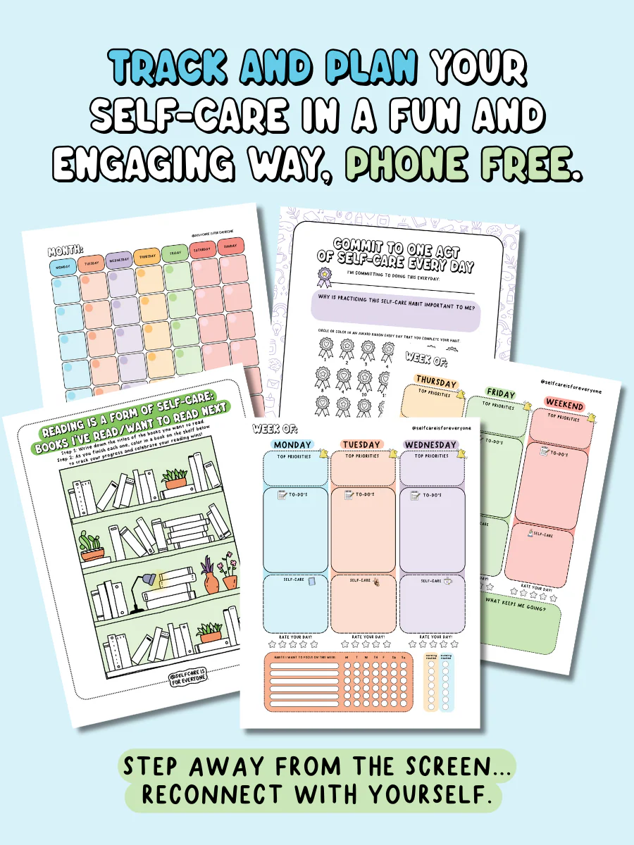 The Complete Self-Care Printable Bundle (All 3 Printable PDF's) - 100+ Pages of Tools, Guidance & Creative Support - Image 4