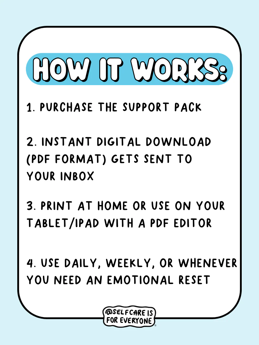 The Complete Self-Care Printable Bundle (All 3 Printable PDF's) - 100+ Pages of Tools, Guidance & Creative Support - Image 6