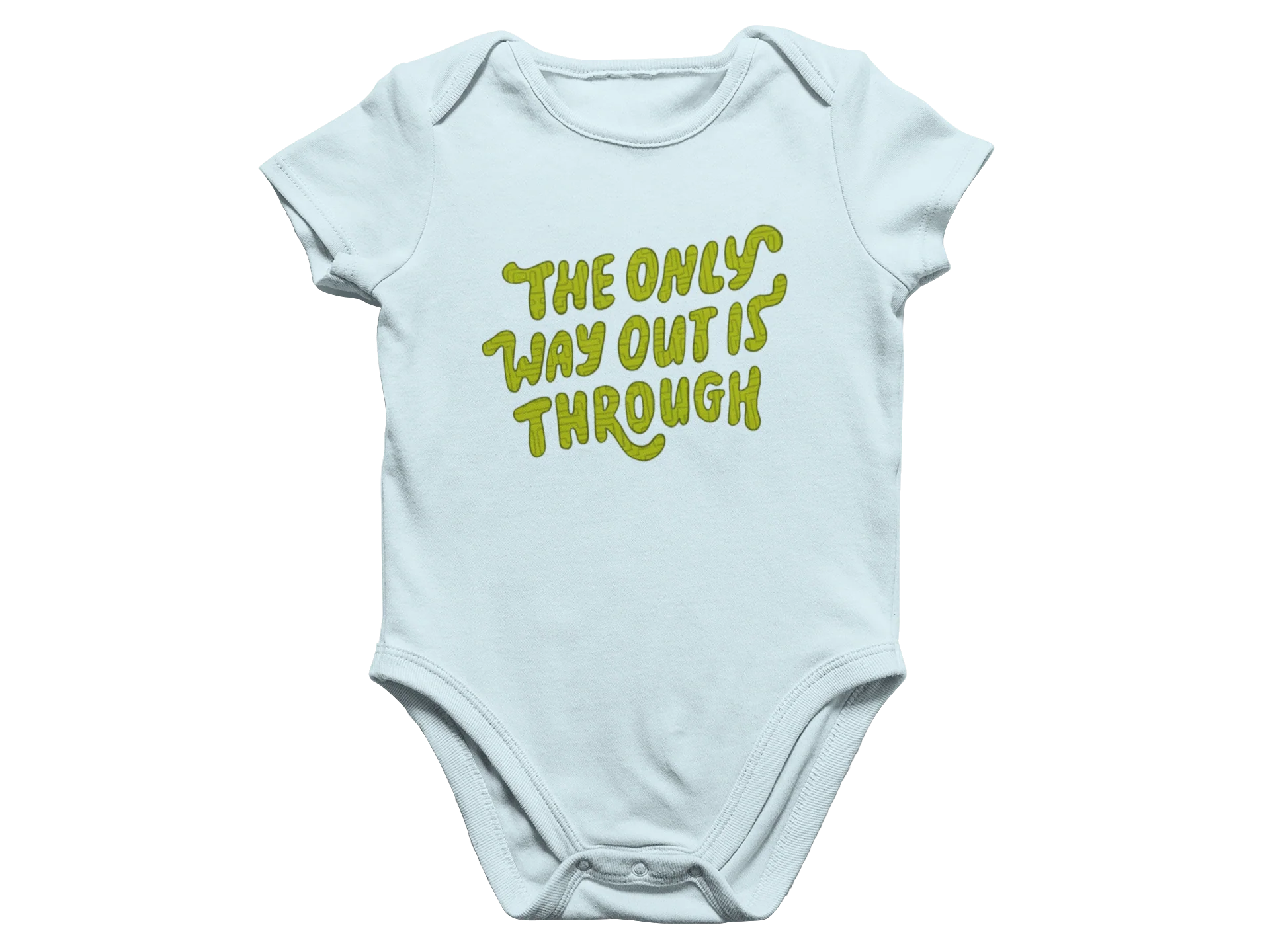 The Only Way Out Is Through - Baby Onesie - Image 2