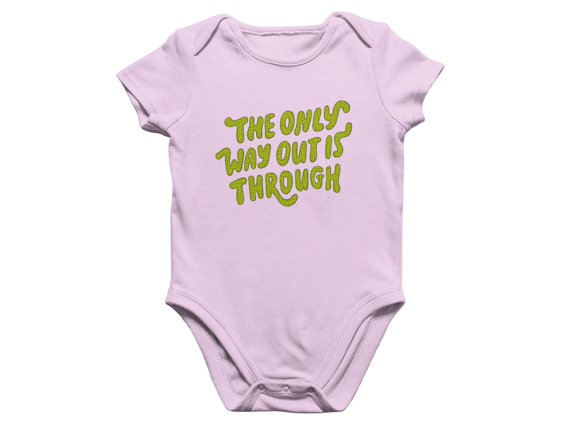 The Only Way Out Is Through - Baby Onesie - Image 3