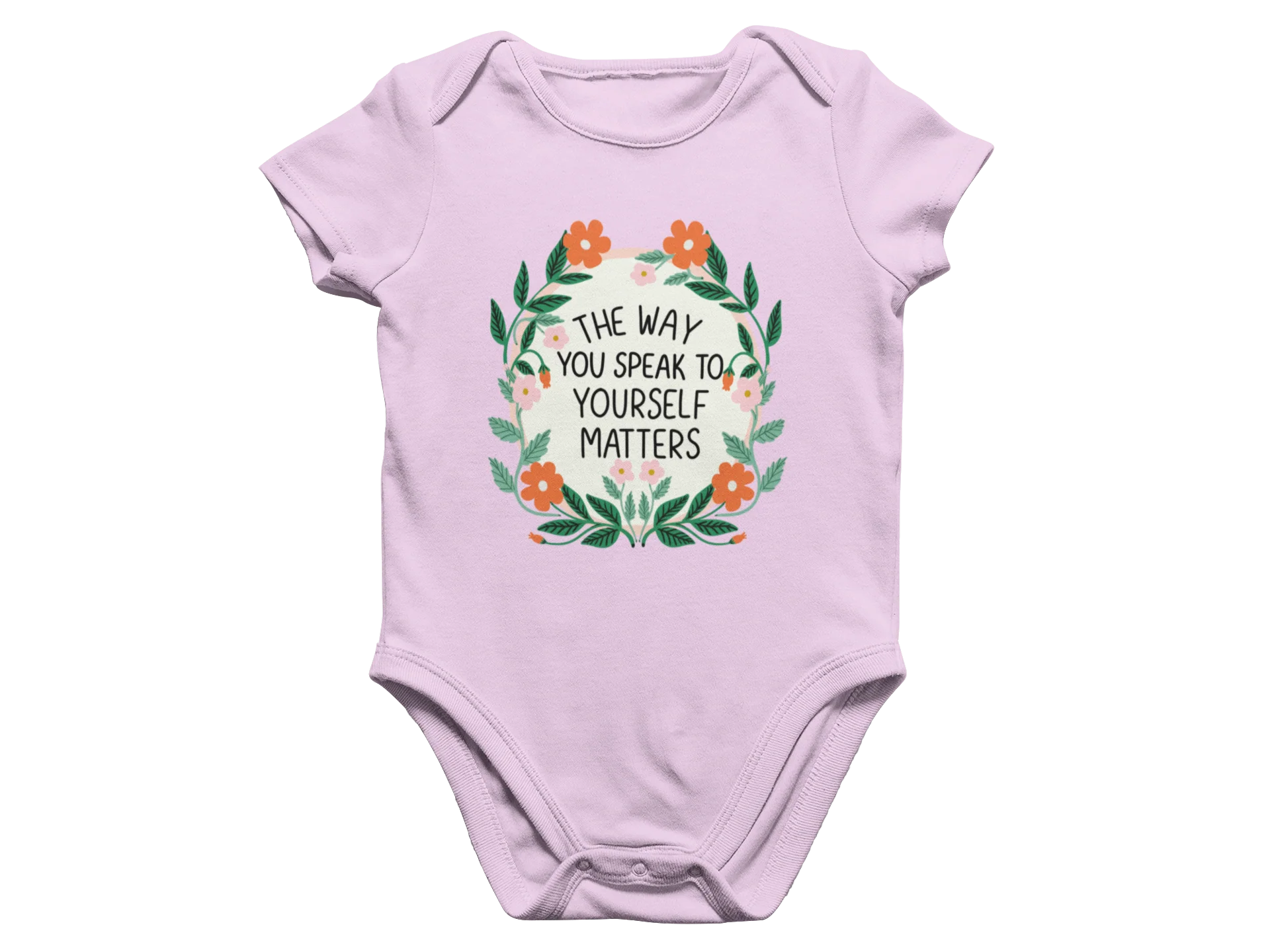 The Way You Speak To Yourself Matters - Baby Onesie - Image 4
