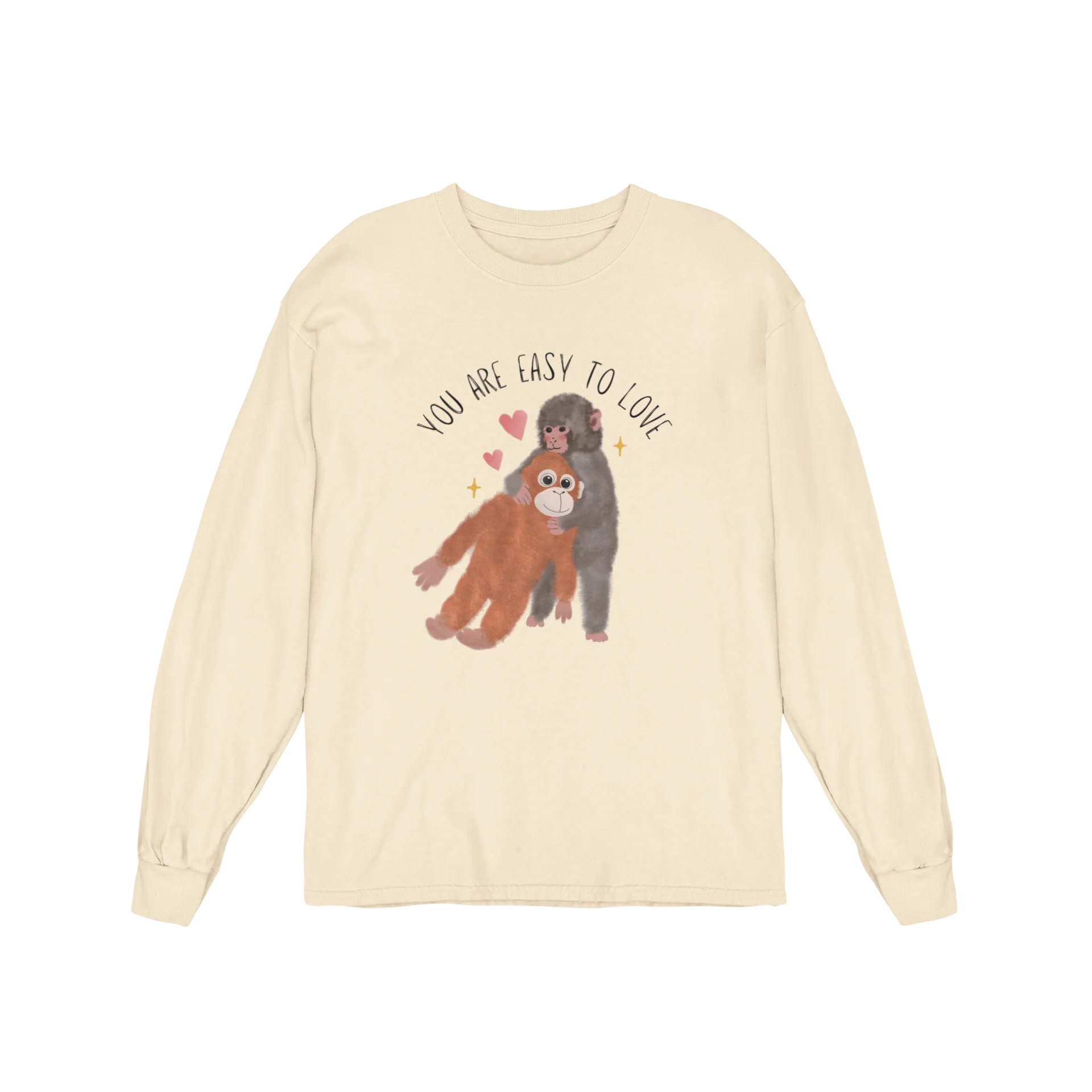 You Are Easy To Love (Punch The Monkey) - Long Sleeve Tee