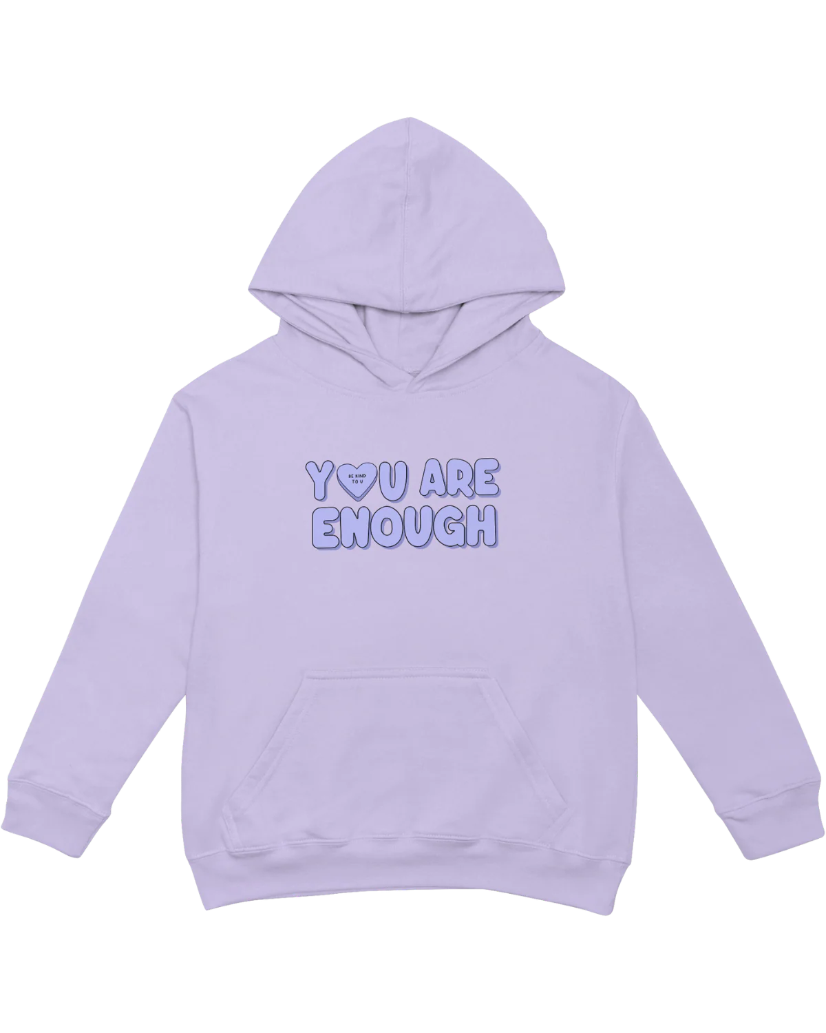 You Are Enough + Candy Hearts (Purple 💜) - Hoodie