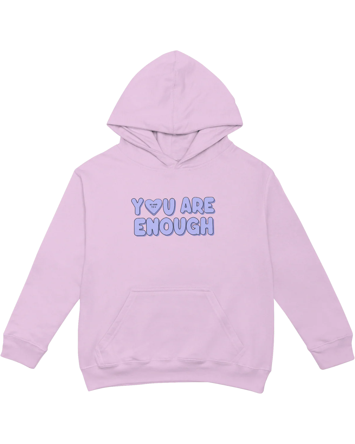 You Are Enough + Candy Hearts (Purple 💜) - Hoodie - Image 11