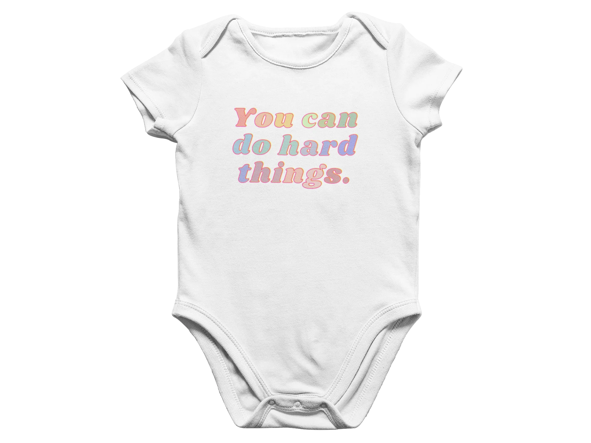 You Can Do Hard Things - Baby Onesie - Image 3