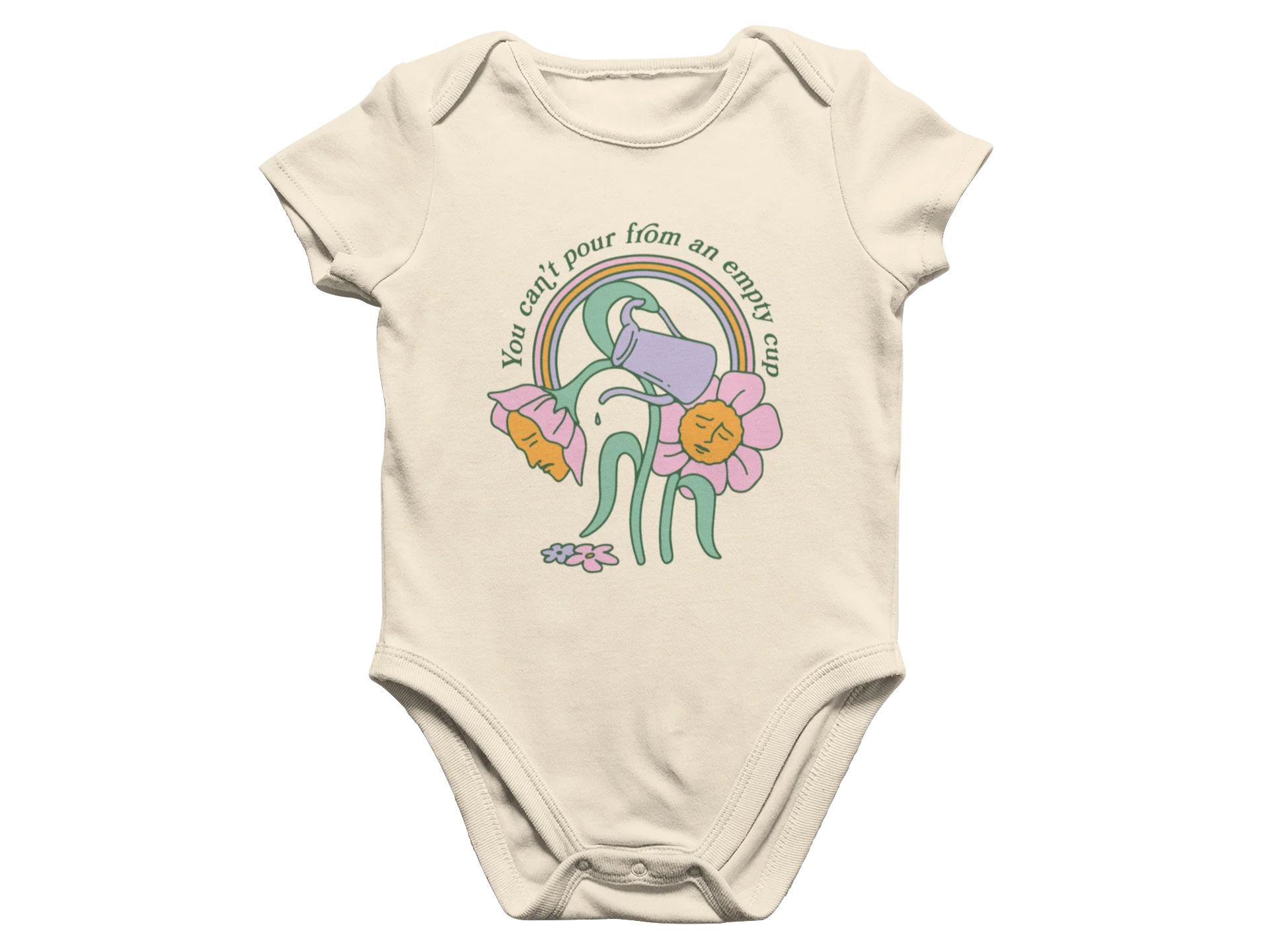 You Can't Pour From An Empty Cup - Baby Onesie