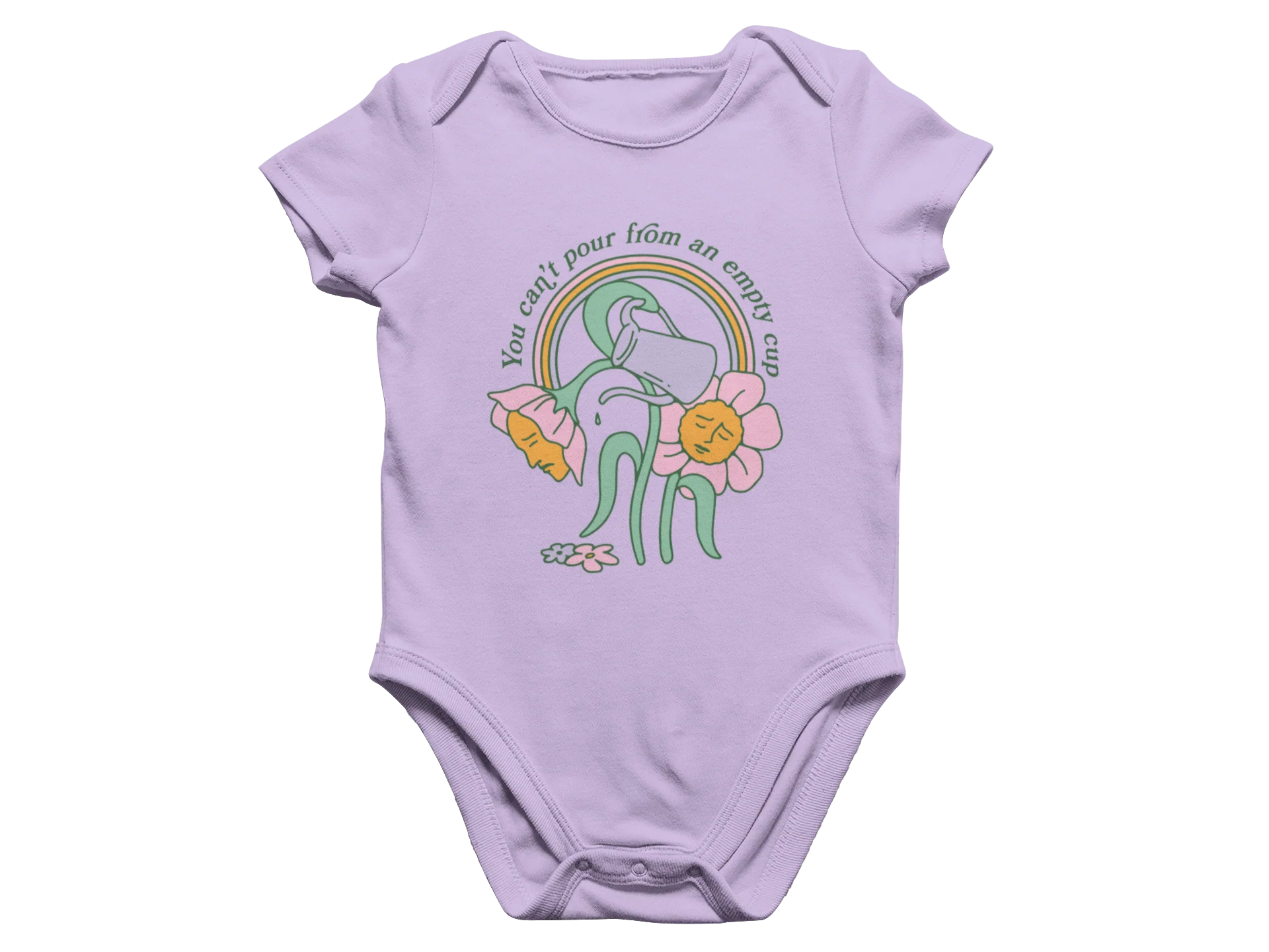 You Can't Pour From An Empty Cup - Baby Onesie - Image 2