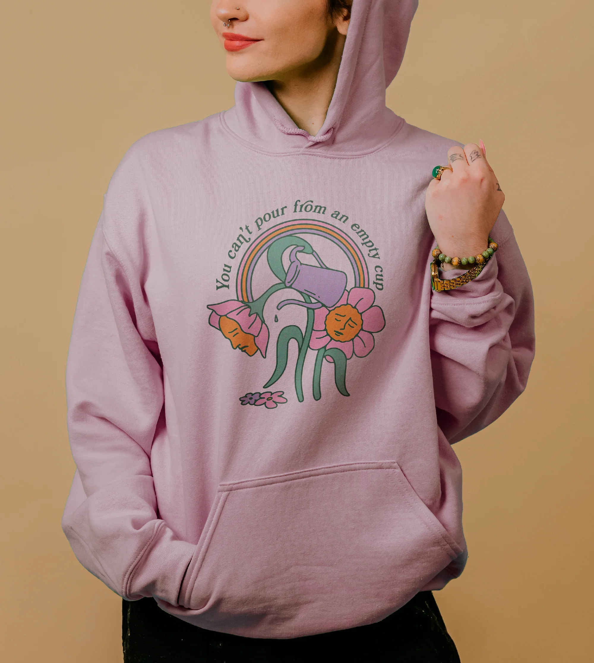 You Can't Pour From An Empty Cup - Hoodie - Image 3