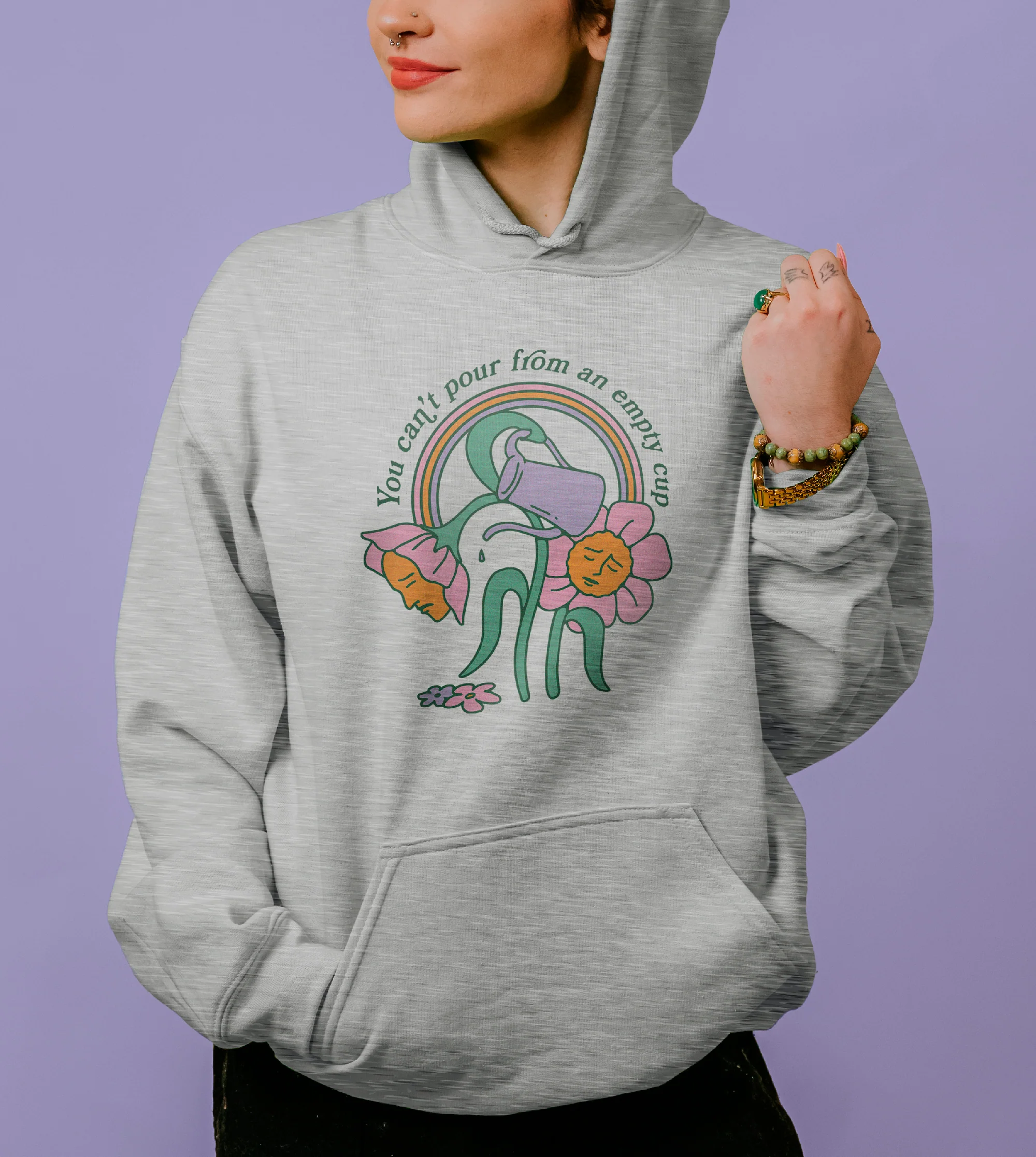 You Can't Pour From An Empty Cup - Hoodie - Image 4