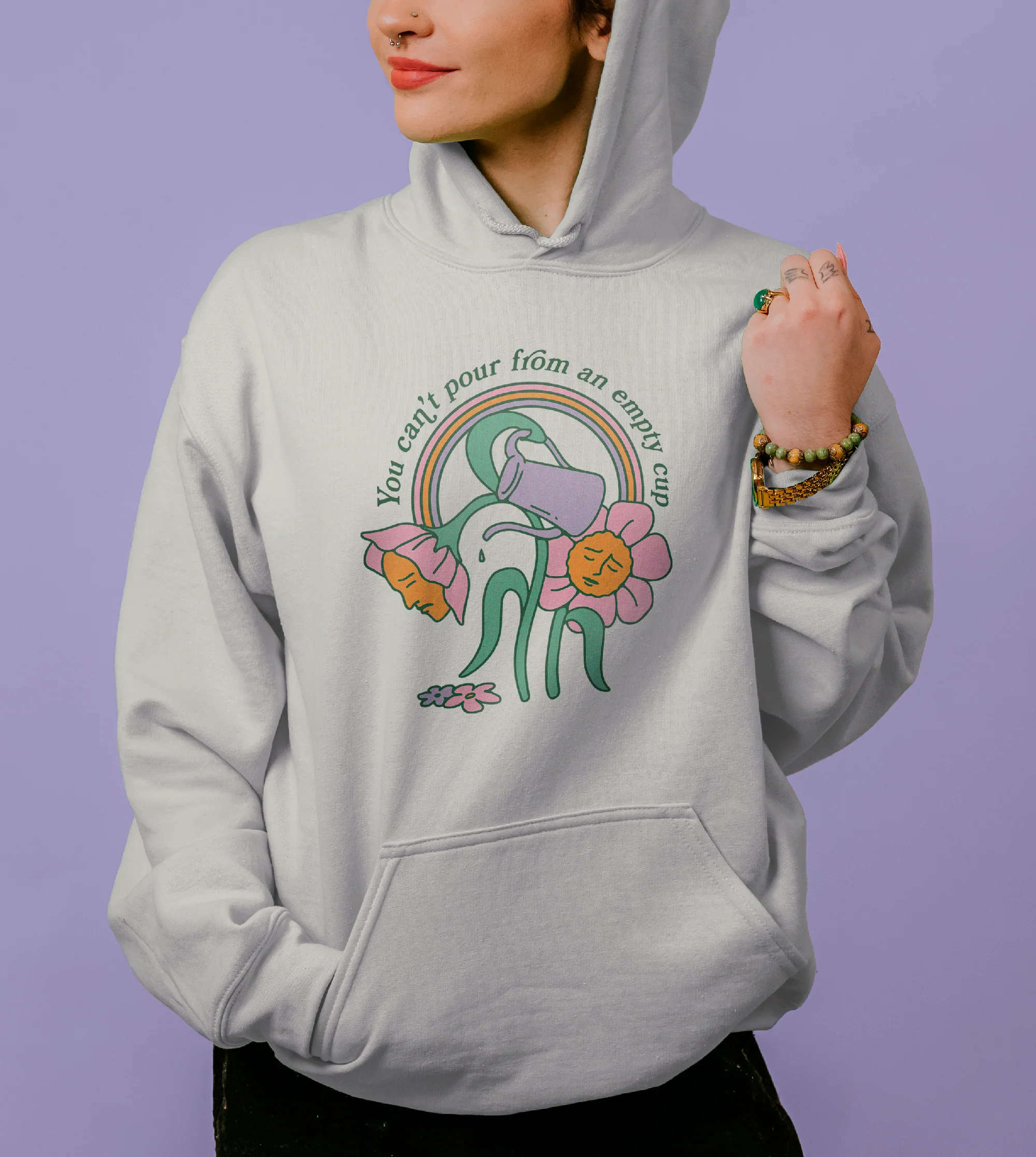 You Can't Pour From An Empty Cup - Hoodie - Image 7