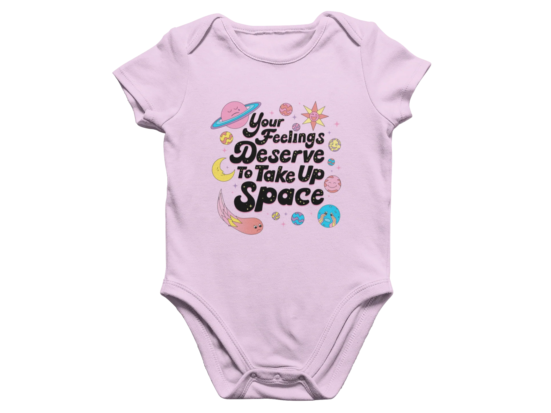 Your Feelings Deserve To Take Up Space - Baby Onesie - Image 2