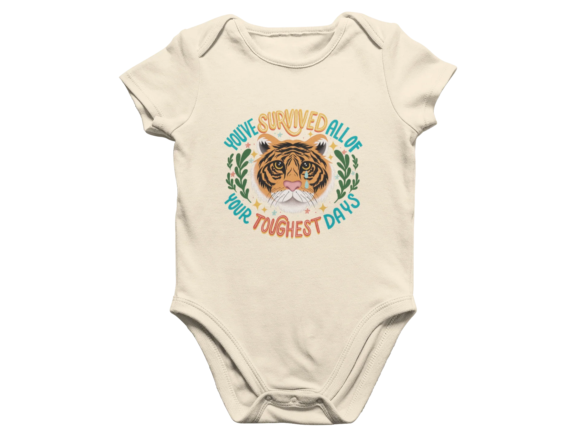 You've Survived All Of Your Toughest Days - Baby Onesie - Image 2